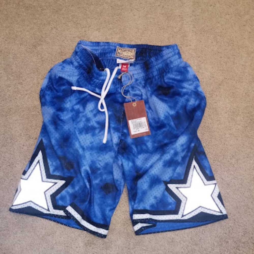 MITCHELL & NESS NBA GALAXY ORLAND MAGIC SWINGMAN SHORTS 3M SIZE MEDIUM NWT